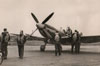 Spitfire Mk IX self on wing. 8th December 1942